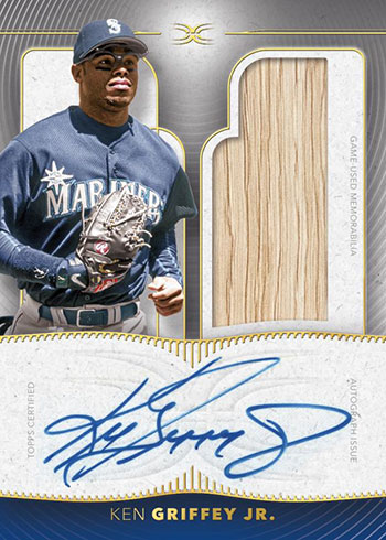 2020 Topps Definitive Collection Baseball Definitive Autograph Relic