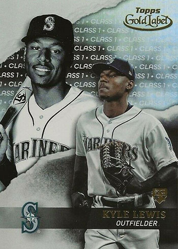 2020 Topps Gold Label Baseball Class 1 Kyle Lewis RC