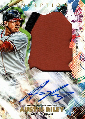 2020 Topps Inception Baseball Jumbo Patch Autograph Austin Riley