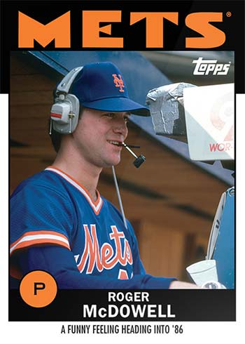 2021 Topps x ESPN 30for30 Once Upon a Time in Queens Roger McDowell