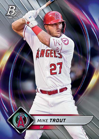 2022 Bowman Platinum Baseball Mike Trout