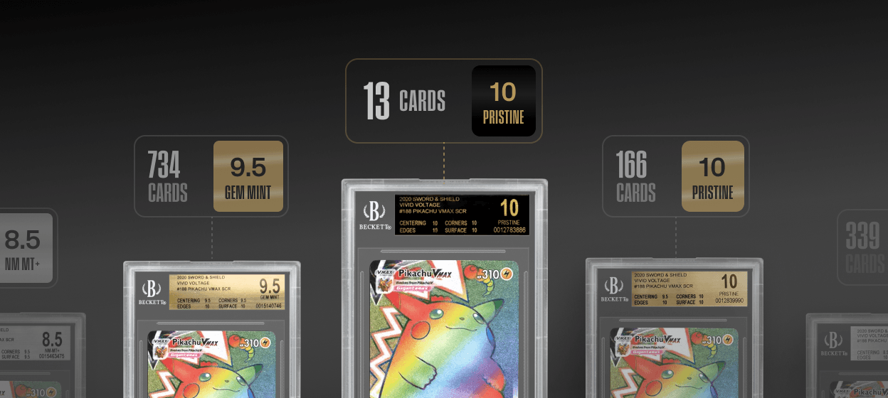 Pop report for cards & comics